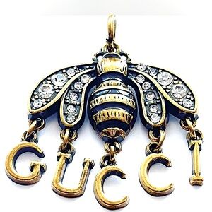Authentic Gucci Bee Zipper Pull